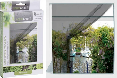 ProGarden Moustiquaire pour fenêtre, jardin et balcon, anti-insectes et anti-rongeurs, 130 x 150 cm