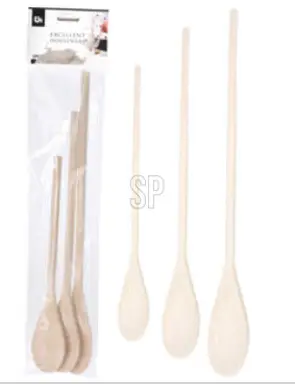 Lot de 3 Cuillères en Bois