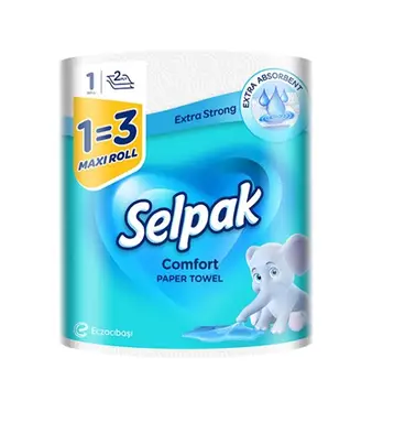 Selpak keukenrol Comfort Maxi 260 vellen 1=3