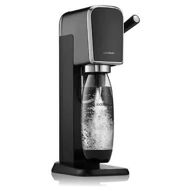 SodaStream ART Machine à eau pétillante et à sodas - 1 Bouteille 1 L - 1 Recharge Gaz 60 L - Noir