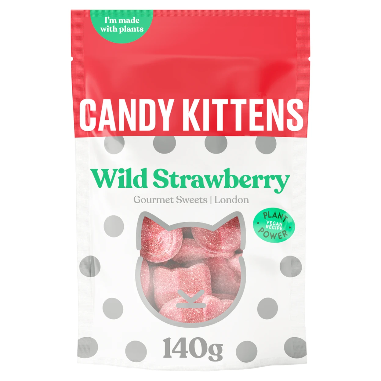 Candy Kittens Wild Strawberry 140g image 0