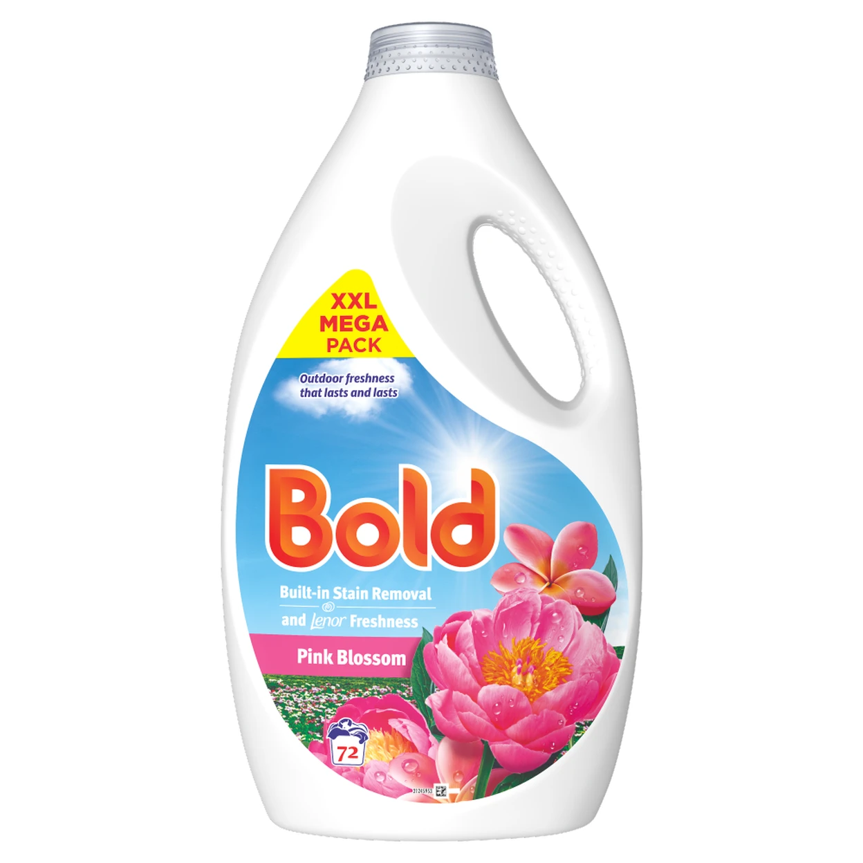 Bold Liquid Laundry Detergent, Pink Blossom, 72 Washes, 2.232l image 0