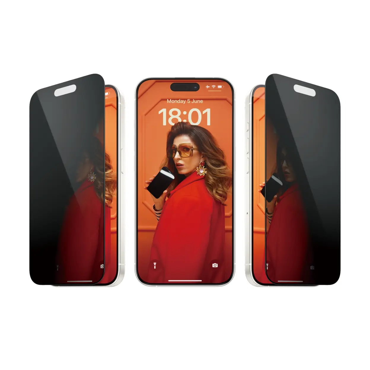 PanzerGlass ® Privacy Screen Protector iPhone 15 Pro | Ultra-Wide Fit w. EasyAligner image 0