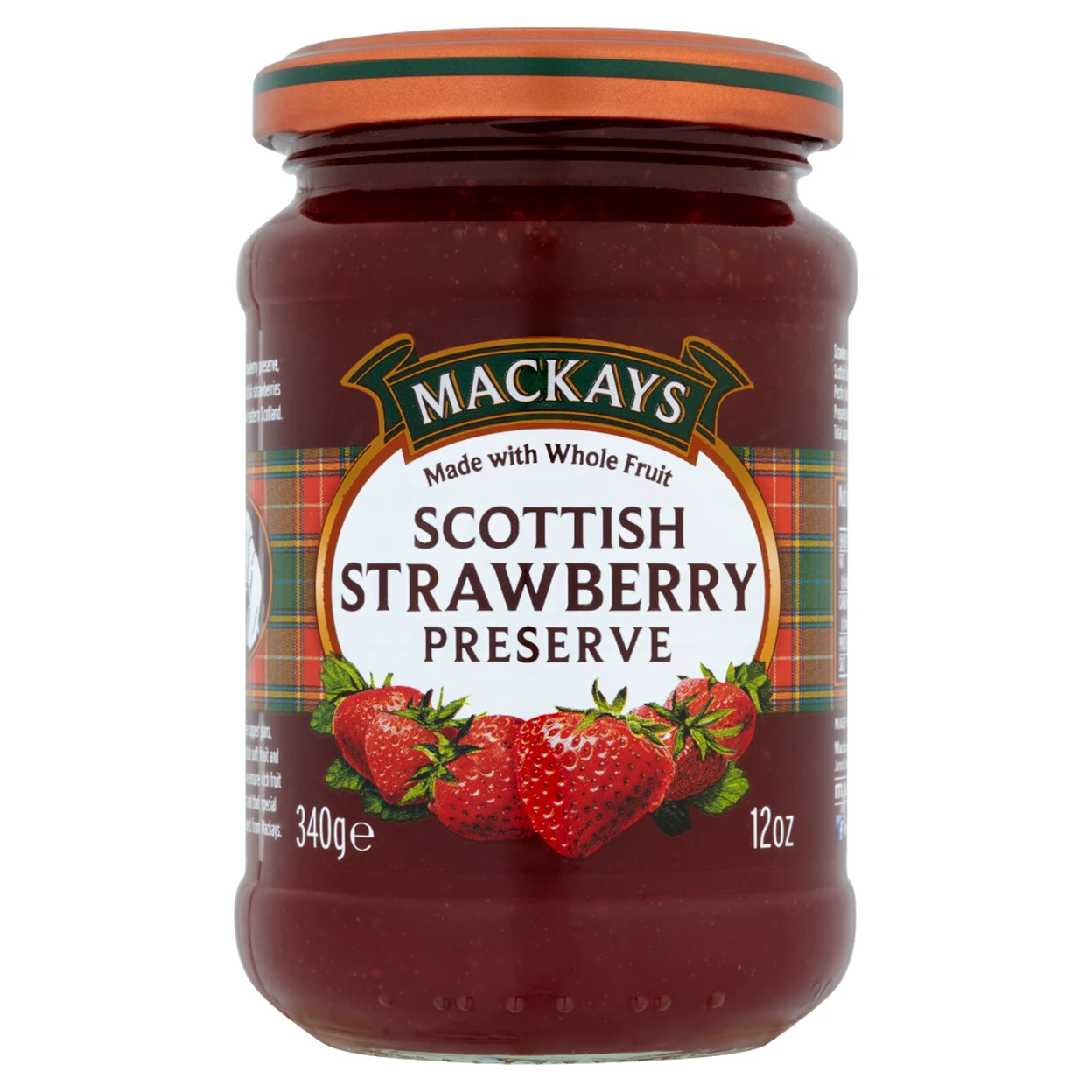 Mackays Scottish Strawberry Preserve 340g image 0