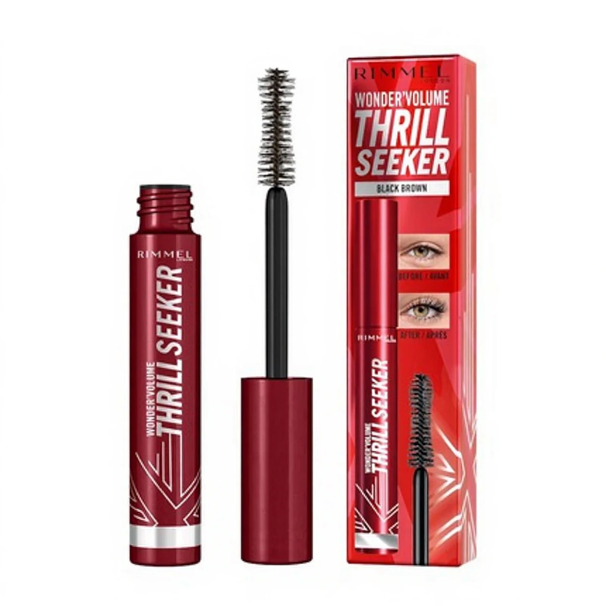 Rimmel Wonder Volume Thrill Seeker Mascara Noir Brun 8 ml image 0