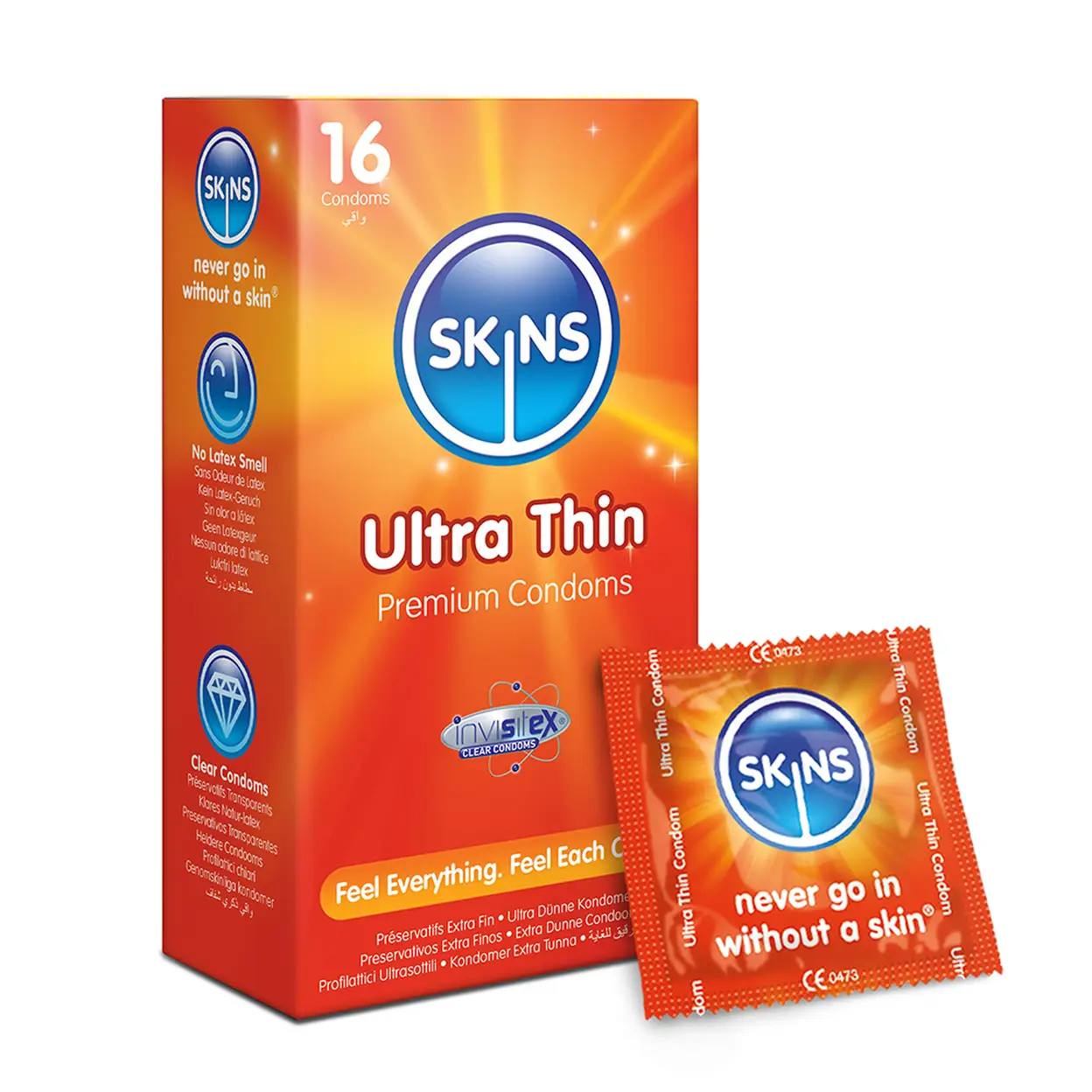 Skins Condoms Ultra Thin 16 Pack image 0