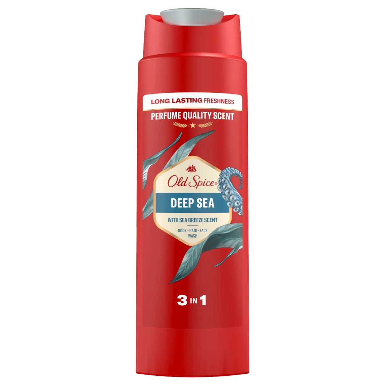 Old Spice Deep Sea Men’s Shower Gel & Shampoo Multi-Use 3-in-1 Hair-Face-Body Wash 250ml image 0