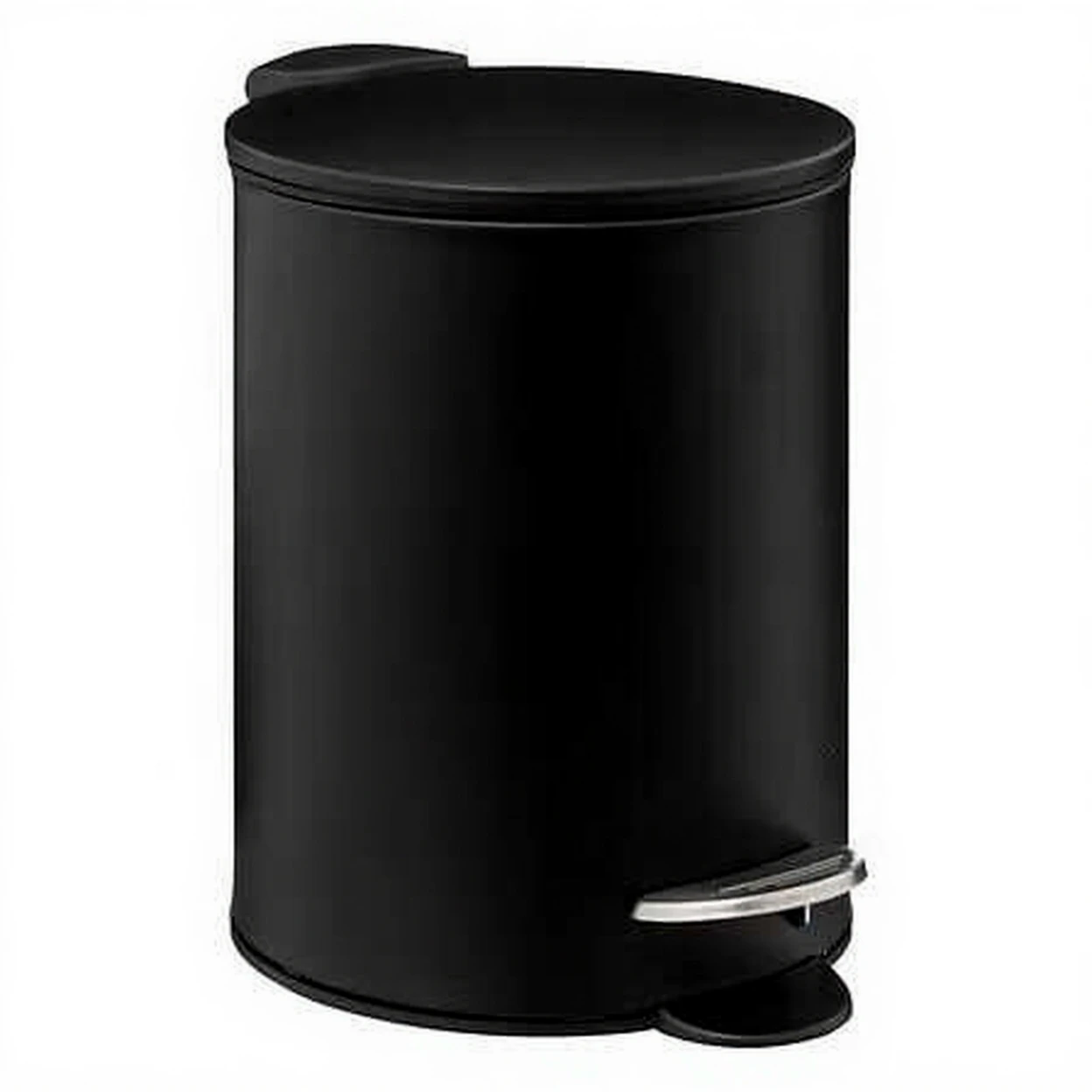 5Five SOFTCL 3L Mülleimer Khol Farben Matt Schwarz image 0