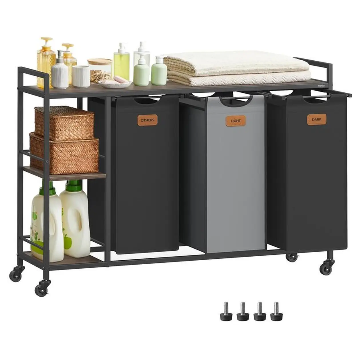 VASAGLE Laundry Basket, 117*33*80.5 cm image 0