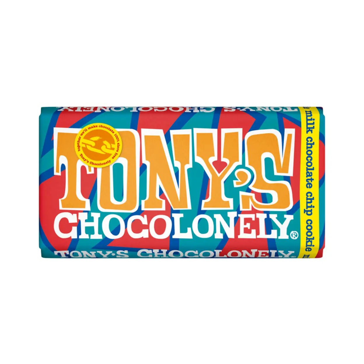Tony's Chocolonely Milk Chocolate Chip Cookie 180g image 0
