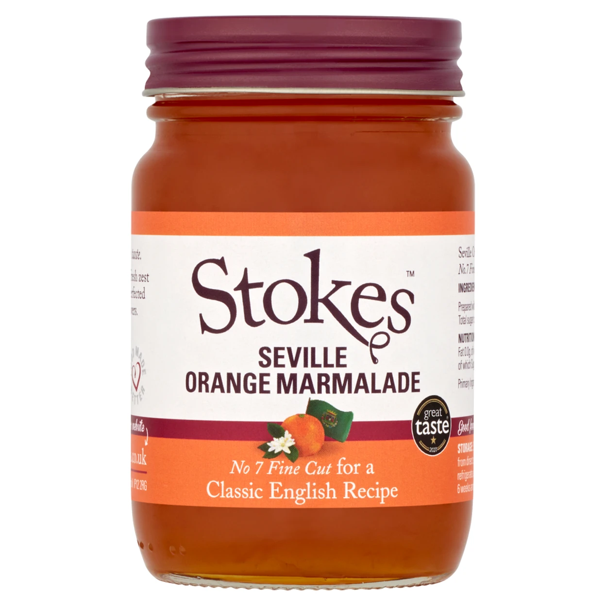 Stokes Seville Orange Marmalade No 7 340g image 0