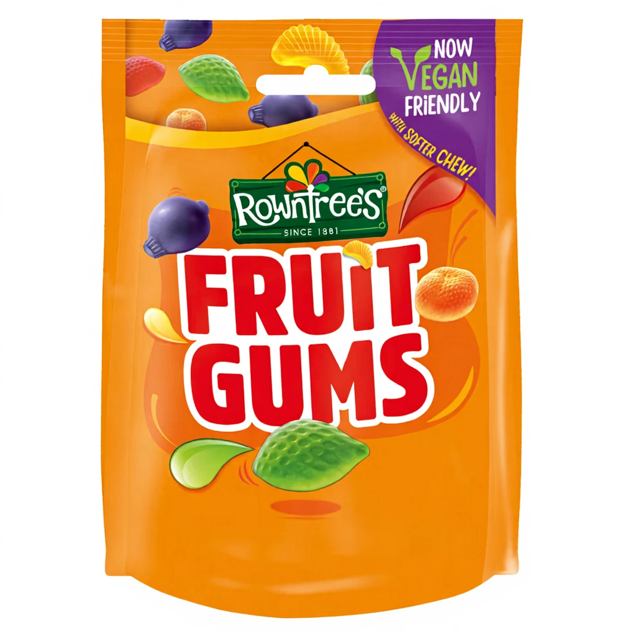Rowntree's Fruit Gums Pouch Vegan 150g image 0