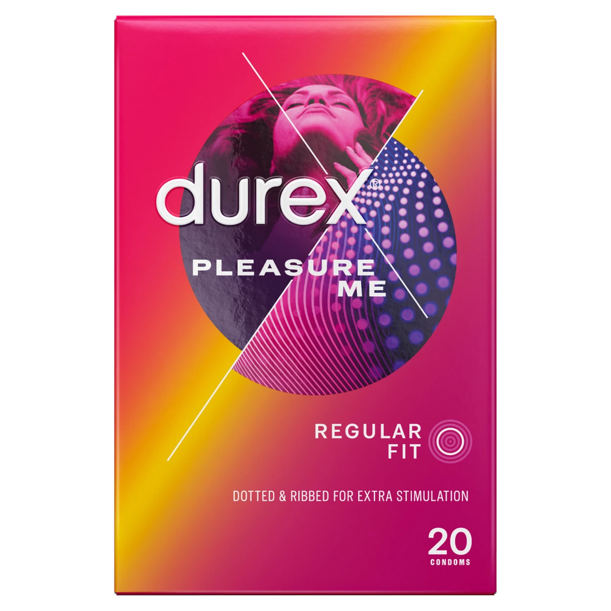 Durex Pleasure Me Ribbed and Dotted 20 Condoms image 0