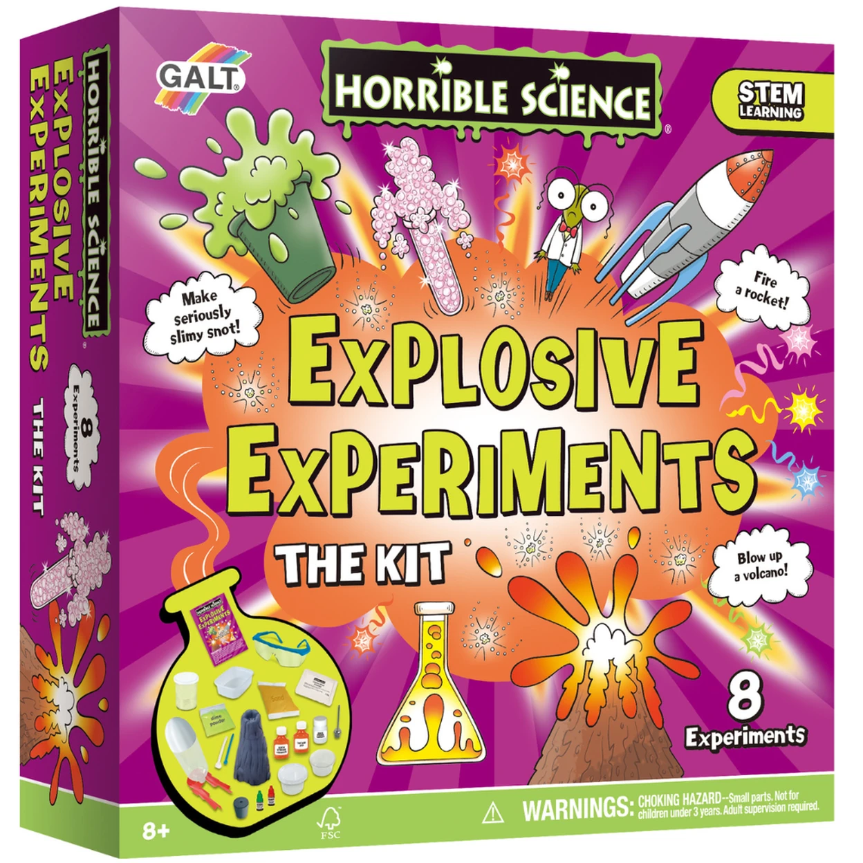 Galt Horrible Science Explosive Experiments Science Kit for Kids image 0