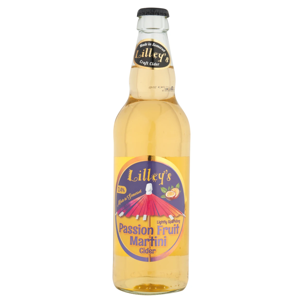 Lilley's Passion Fruit Martini Cider Lightly Sparkled 500ml (Abv 3.4%) image 0