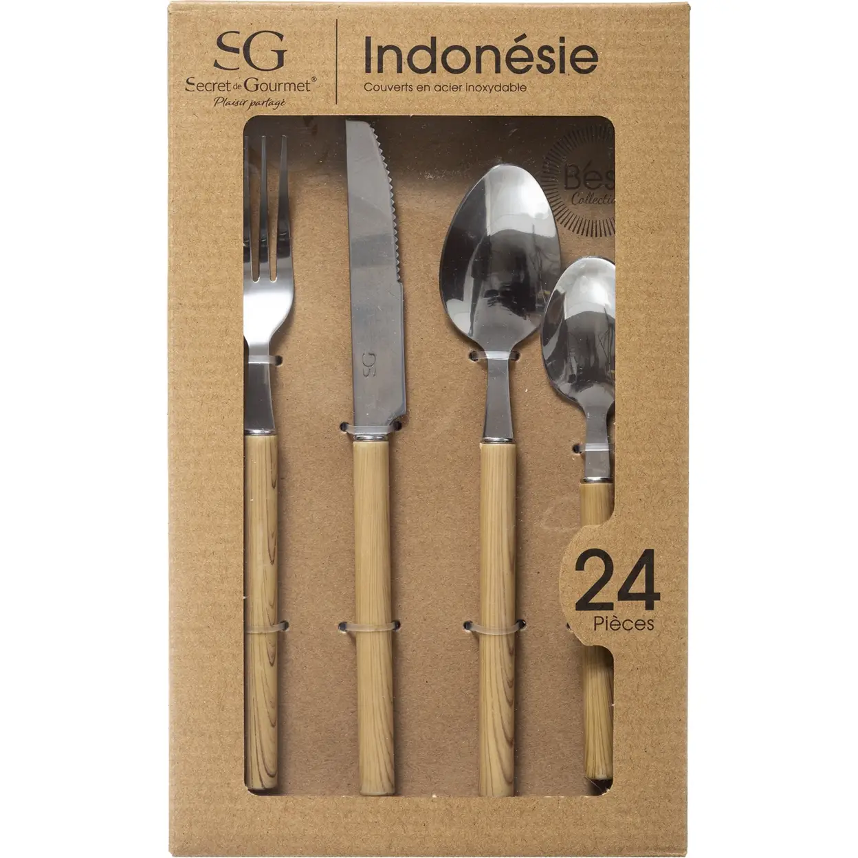 Service de Couverts 24 Pièces - Indonésie image 0