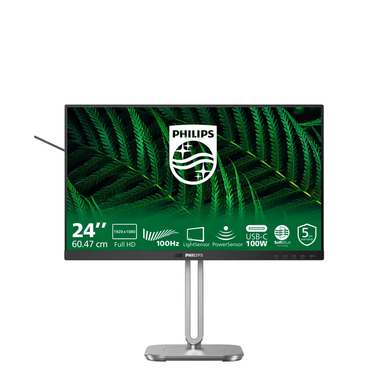Philips 5000-serie 24B2G5301/00 computermonitor 60,5 cm (23,8") 1920 x 1080 pixels Full HD LCD zwart image 0