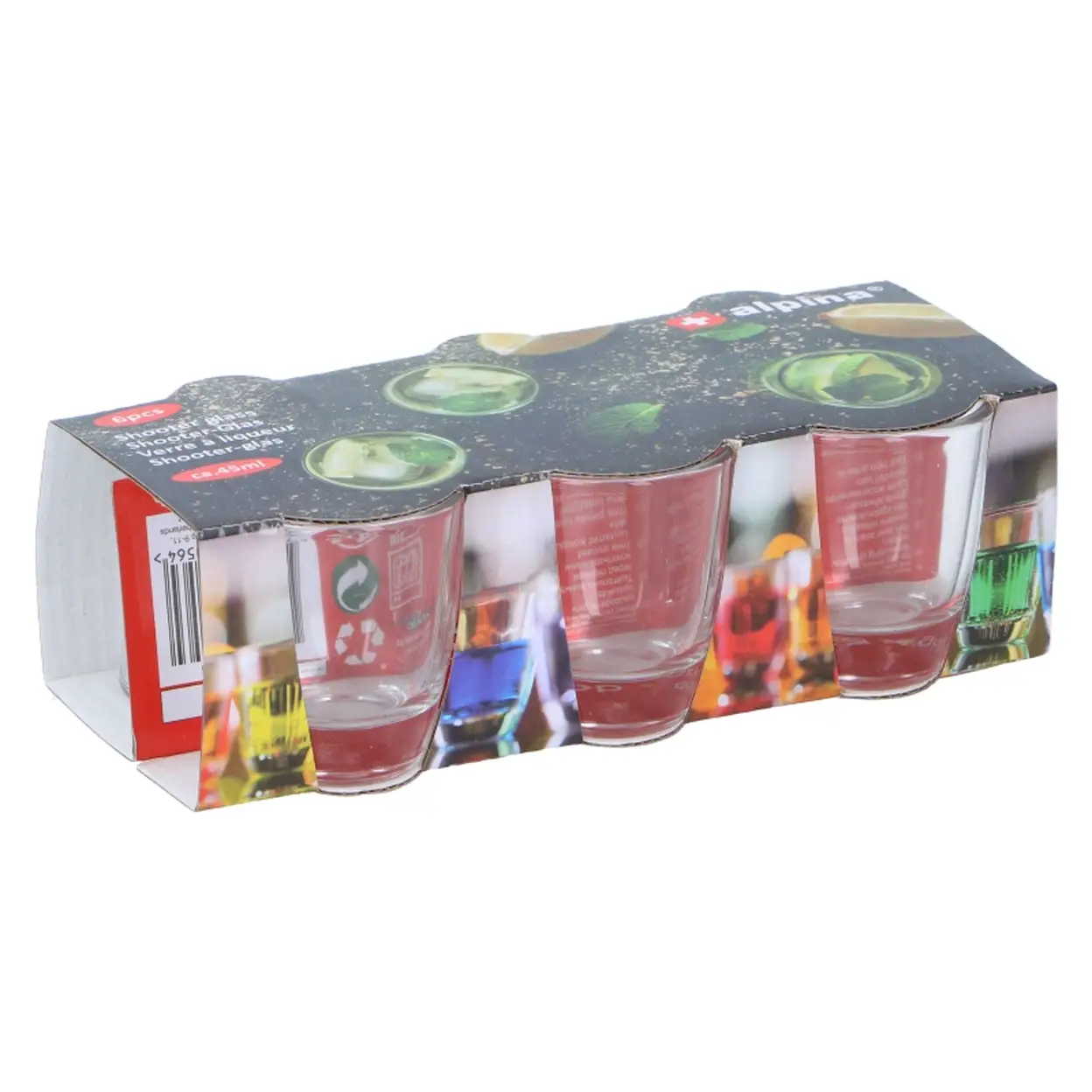 Alpina Verres à shooter 45 ml - Lot de 6 image 0