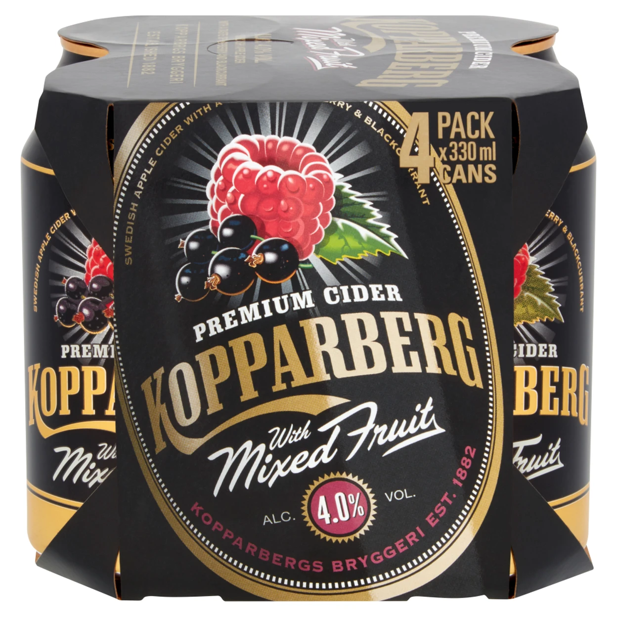 Kopparberg Premium Cider with Mixed Fruit 4 X 330ml image 0