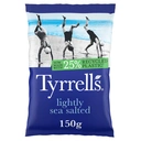 Tyrrells Hand-Cooked English Crisps Lightly Sea Salted 150g image 0