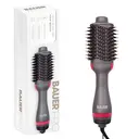 Bauer Hot Air Blow Dry Brush. 1200W Ionic Oval Volumiser, Fast Styling for Medium to Long Hair, Hair Dryer Brush, Grey image 0