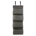 Essentials by Premier Grey Polyester Over Door Hanging Organiser image 0