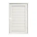 Maison by Premier Shutter White Wood Wall Cabinet image 1