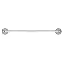 Croydex Westminster Bath Towel Rail Wall Mounted Chrome image 0