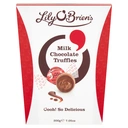 Lily O’Brien’s Milk Chocolate Truffles 200g image 0