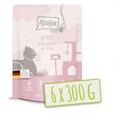 MjAMjAM - Aliment pour chat - Quetschie - Chaton - Poulet et saumon sauvage - 300 g x 6 image 0