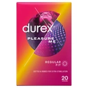 Durex Pleasure Me Ribbed and Dotted 20 Condoms image 0