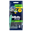 Gillette BlueII Plus Slalom Men's Disposable Razors x8 image 0