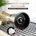 Maxcook Grinder 304 Stainless Steel Pepper Manual Grinding Bottle Black Pepper Powder Sichuan Peppercorn Condiment Bottle Small Size MCPJ026 Small image 3