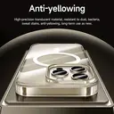 HOCO Magnetic Series Airbag Protective Phone Case - iPhone15 Pro Max - Transparent image 5