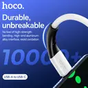 HOCO X82 USB-A to USB-C 3A Charging Cable - 1M - Black image 4