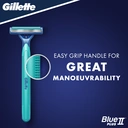 Gillette BlueII Plus Slalom Men's Disposable Razors x8 image 6