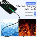 HOCO X82 USB-A to USB-C 3A Charging Cable - 1M - Black image 2