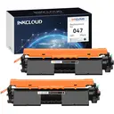 inkcloud 047 Lot de 2 cartouches de toner compatible pour LBP113w, MF113w, i-SENSYS et LBP113w - Noir image 0