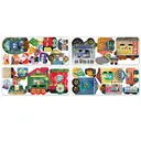 mierEdu Boîte de puzzle magnétique voyage - Trains image 3