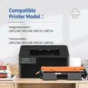 inkcloud 047 Lot de 2 cartouches de toner compatible pour LBP113w, MF113w, i-SENSYS et LBP113w - Noir image 2