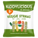 Kiddylicious Veggie Straws Delicious Finger Food Kids Snack 9+ Months 12g image 0