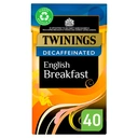 Twinings English Breakfast Decaf Tea 40 Tea Bags 109g image 7