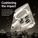 HOCO Magnetic Series Airbag Protective Phone Case - iPhone15 Pro Max - Transparent image 4