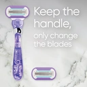 Gillette Venus Deluxe Smooth Swirl Razor- 1 Blade image 3