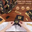 Robotime ROKR Puzzle 3D en bois bateau hippocampe - 47 x 18 x 39 cm - 1 pièce, décoration à la maison, décoration d’étagère,Cadeaux artisanaux pour adultes et adolescents,Jouets éducatifs image 3