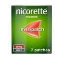 Nicorette Invisi Patch Step 1 Quit Smoking Aid 7 Patches image 0