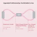 ochama x J.ZAO Bande de résistance en 8 pour yoga et fitness, entraînement du dos, de la poitrine, des hanches et des jambes image 3