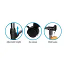 Portant à Vêtements Mobile Double image 2