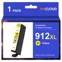 inkcloud 912XL Cartouche d'encre compatible pour HP Officejet Pro 8022, 8025, 8020 et 8024 - Jaune image 0