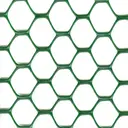 TENAX Exagon Filet de protection vert avec mailles hexagonales pour clôtures, balcons et terrasses - 1 x 30 m image 0